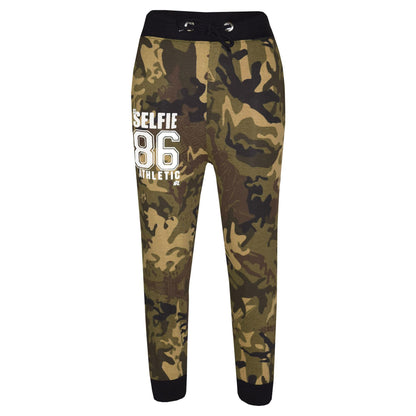 Boys Top Kids Designer's #Selfie 86 Camouflage T Shirt & Trouser Set 7-13 Years