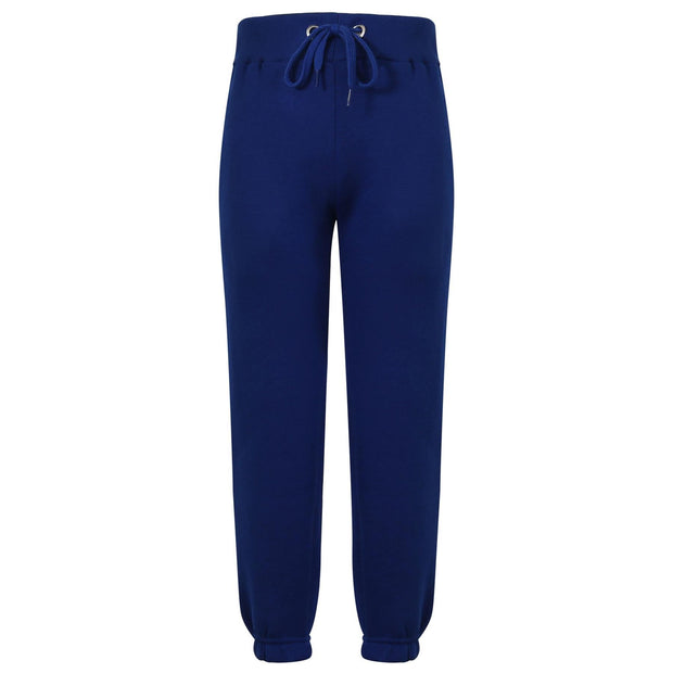 Kids Plain Tracksuit Sweatshirt Set Jumper and Bottoms PE School Girls Boys 2-13