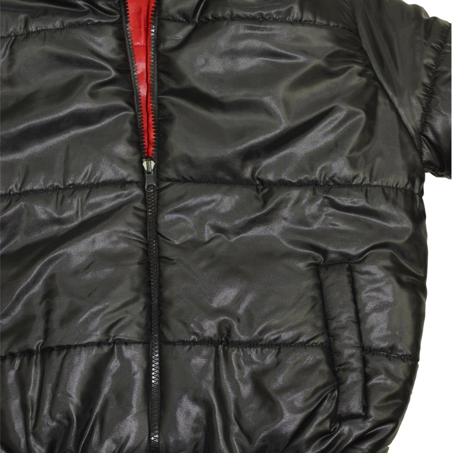 Girls Jackets Kids Reversible Cropped Hooded Padded Puffer Jacket Coat 5-13 Year