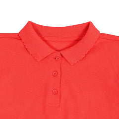 Kids Girls T Shirts Plain Polo Summer Fashion Soft Feel Tank Top 3-13 Yrs