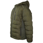 A2Z Kids Boys Fashion Padded Casual School Jacket Olive Bubble Coat Urban Winter Wear