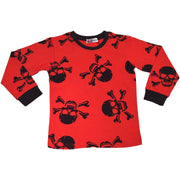 Kids Girls Skull & Bones Print Pyjamas Set