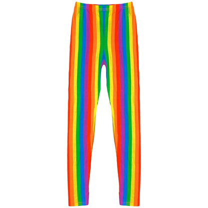 Kids Girls Legging Trendy Rainbow Fashion Party Dance Leggings New Age 7-13 Year