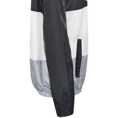 Kids Girls Boys Windbreaker Contrast Panel Jackets Hooded Raincoat Rain Mac 5-13