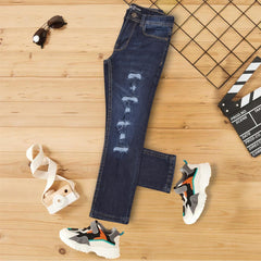 A2Z 4 Kids Girls Jeans Lightweight Ripped Comfort Stretchable Jeans Age 3-14 Years