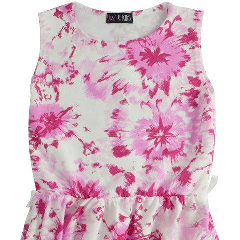 A2Z Kids Girls Skater Dress Sleeveless Comfortable Lightweight Casual Dress