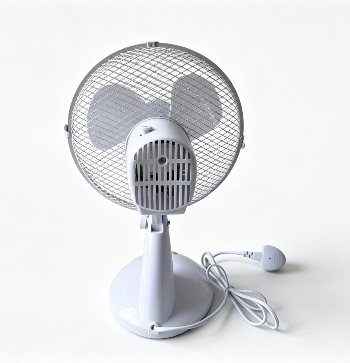 9 Inch Desk Fan with Oscillation and Tilt Angle Design with 2 Speed Settings