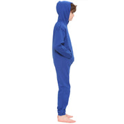 Kids Boys Girls Unisex Onesie Super Soft Fleece Hooded Zip Up Loungewear Costume