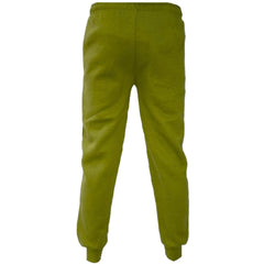 Boys Girls Fleece Trousers Bottoms With Zip Pockets Adjustable Waist Sports Wear