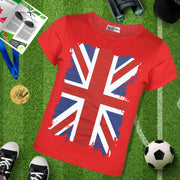 Kids Unisex England Flag Print Football World Cup Soft T Shirt Top - A2Z 4 Kids