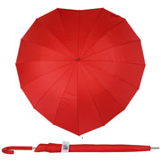 A2Z Ladies Wedding Bridal Umbrella Love Canopy Brolly J Shape Soft Grip Handle
