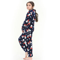Kids Girls Boys A2Z Onesie One Piece Soft Fluffy Santa Claus Xmas Costume 7-13Yr