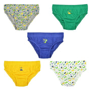 A2Z 4 Kids Boys Underwear Pack Of 5 Dinosaur Vehicles Knickers Cotton Mix Briefs