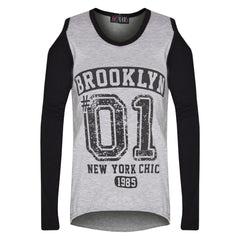 Girls Top Kids Brooklyn #01 Print Trendy Top & Fashion Legging Set 7-13 Years