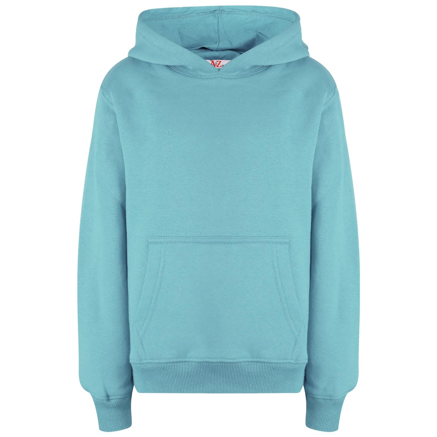 A2Z 4 Kids Girls Boys Sweat Shirt Tops Casual Plain Aqua Pullover Sweatshirt Fleece Hooded Jumper Coats New Age 2 3 4 5 6 7 8 9 10 11 12 13 Years