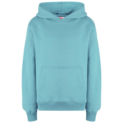 A2Z 4 Kids Girls Boys Sweat Shirt Tops Casual Plain Aqua Pullover Sweatshirt Fleece Hooded Jumper Coats New Age 2 3 4 5 6 7 8 9 10 11 12 13 Years