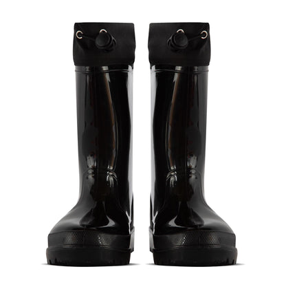 Kids Girls Boys Wellies Wellington Twin Tread Rainboot Non Slip Waterproof Shoes