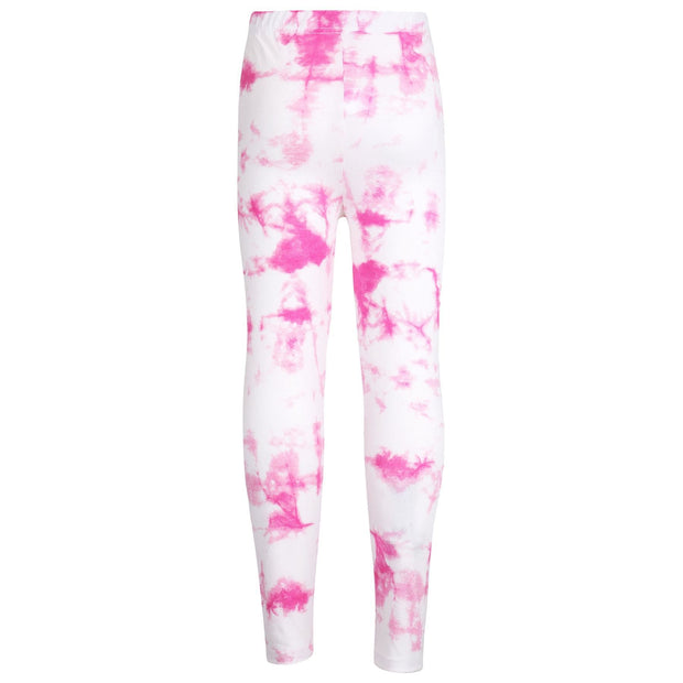 A2Z Kids Tie Dye Hooded Top & Legging Set 2 Piece Pink Active Wear Girls Outfit Set Age 5-13 years