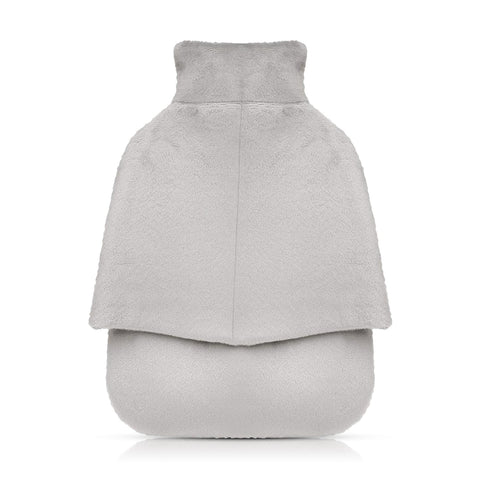 A2Z Hot Water Bottle 2 Lit Soft Plush Cover Feet Warmer Relaxation Heat Therapy