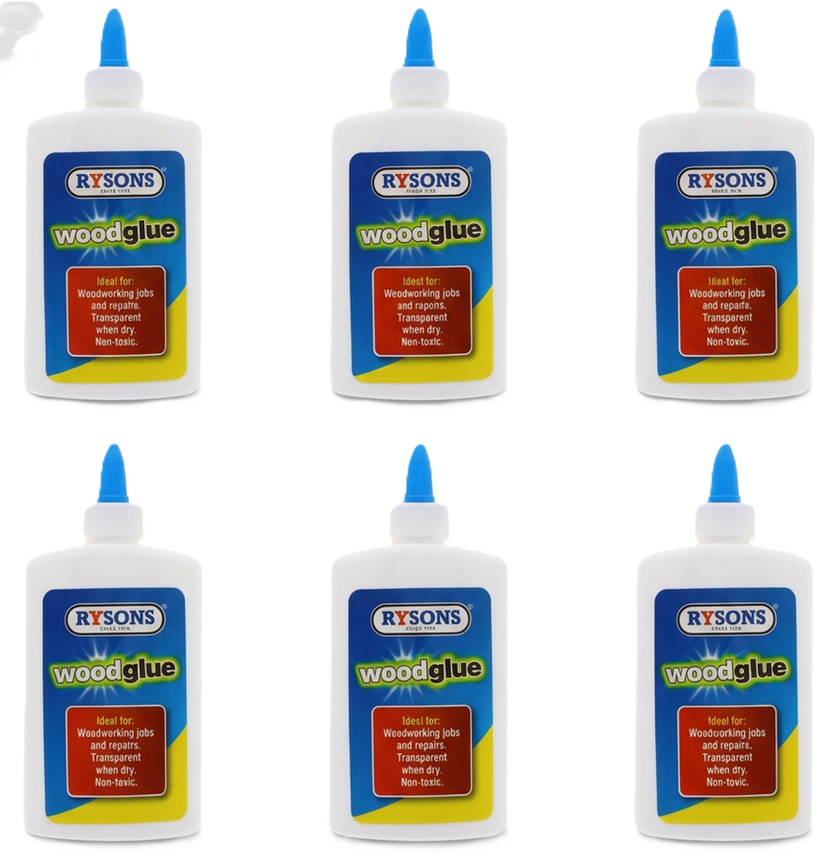 A2Z Wood Glue Strong Bond Adhesive DIY Woodworking Repair Clear Dry Multi Pack