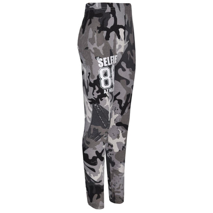 Girls Top Kids Designer's #Selfie 86 Camouflage T Shirt & Legging Set 7-13 Years