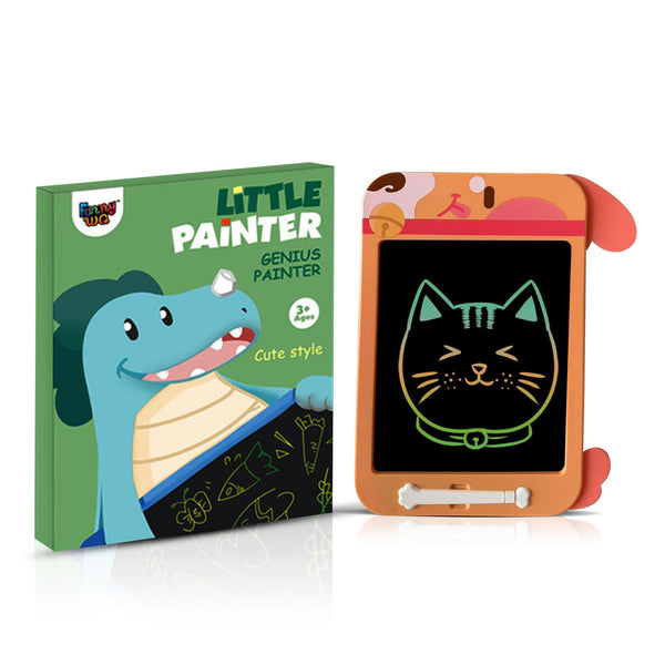 Kids 10.5" LCD Drawing Tablet with Dog Stylus Lock Key Erase Button for Learning