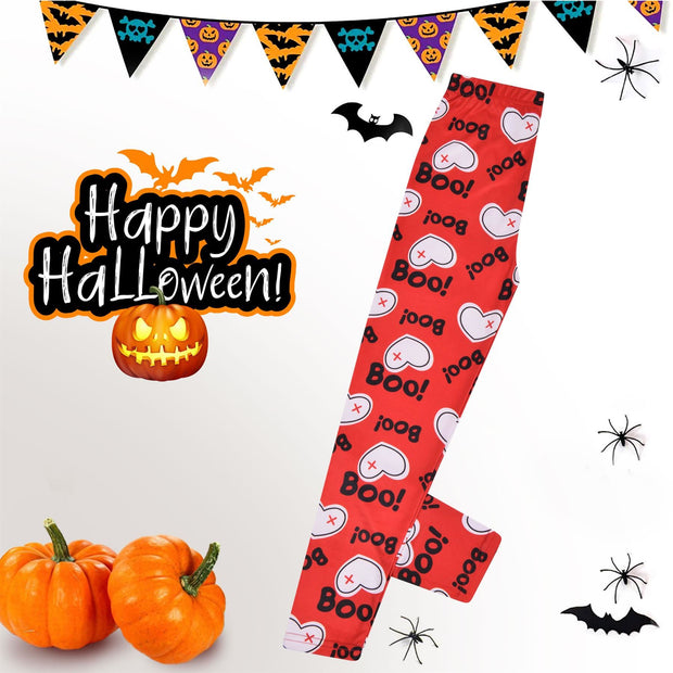 A2Z Kids Girls Legging Heart Print Soft Comfortable Stretchy Halloween Party Fashion Legging Pants Age 5-6, 7-8, 9-10, 11-12 & 13 years - A2Z 4 Kids