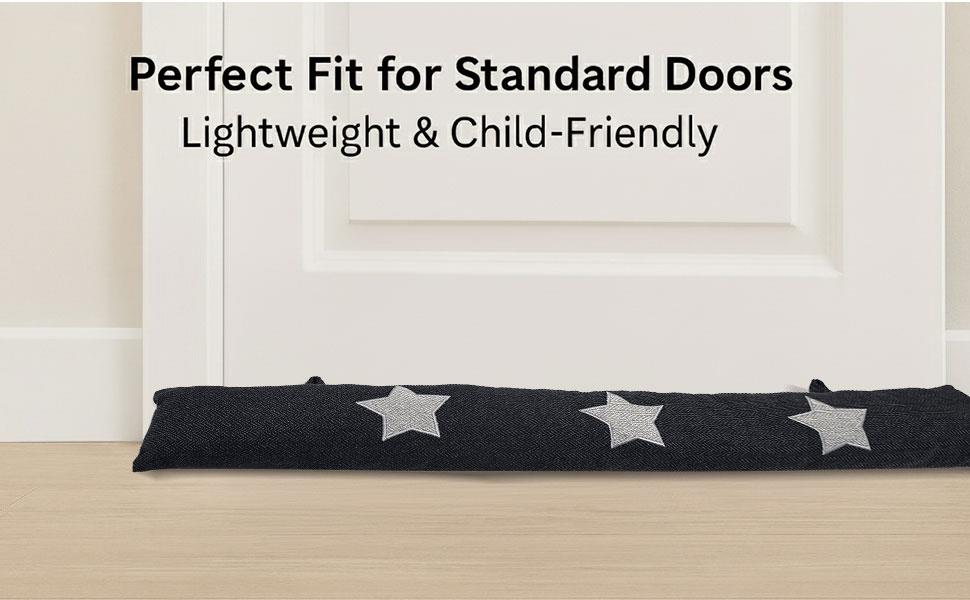 A2Z 3D Animal Face Draught Excluder 78cm Door Window Draft Wind Stopper for Dust