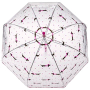 A2Z Ladies Transparent Dome Umbrella Wind and Rain Resist Outdoor Travel Brolly - A2Z 4 Kids