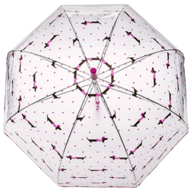 A2Z Ladies Transparent Dome Umbrella Wind and Rain Resist Outdoor Travel Brolly - A2Z 4 Kids