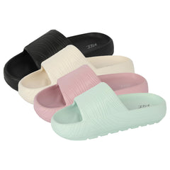 A2Z Kids Matching Mum Daughter Sliders Soft EVA Non Slip Shower Pool Slippers