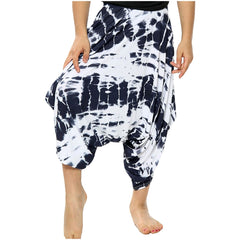 Kids Baggy Harem Trousers Ali Baba Style Tie Dye Yoga Casual Girls 5-13 Years