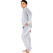 A2Z 4 Kids Childrens Warm Fleece twosie Crew Neck Pyjamas For Boys & Girls Sleepover 2 Piece Gift Set Age 5-6, 7-8, 9-10, 11-12 & 13 years