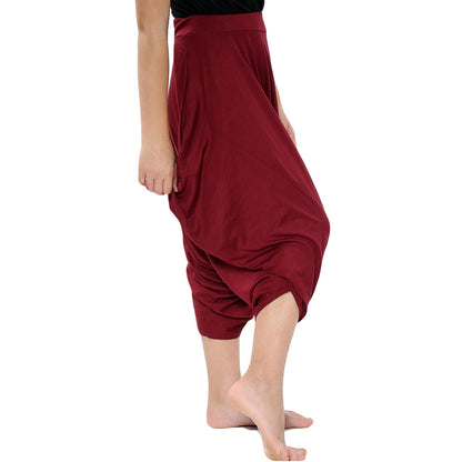 Kids Baggy Harem Trousers Ali Baba Style Tie Dye Yoga Casual Girls 5-13 Years