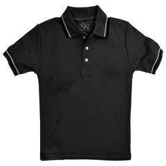 Kids Boys Girls Polo T Shirt Designer Plain Color School T-Shirts PE Top 3-13 Yr