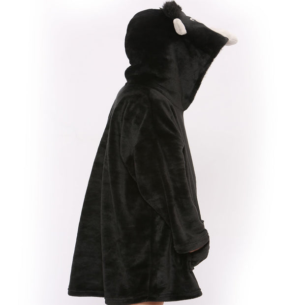A2Z Unisex Mens Ladies Oversized Kangaroo Pocket Hooded Animal Wearable Blanket