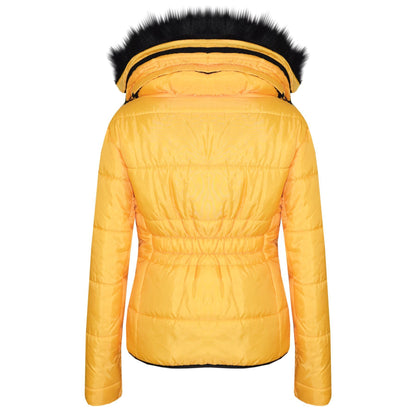 Kids  Girls Padded Puffer Quilted Coat Faux Fur Collar For  Girls Age 3-13 Years