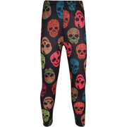 Girls Halloween Legging Spider Web Skull Print Leggings Fancy Costume 3-13 Years