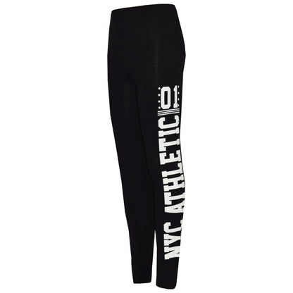 Girls Tops Kids 01 New York Athletic Print Stylish Crop Top Legging Set 7-13 Yrs