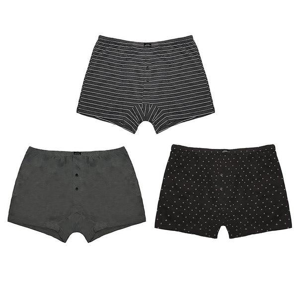 A2Z Mens Plain Trunks Underwear Pack Of 3 Comfortable Fit Lightweight Knickers