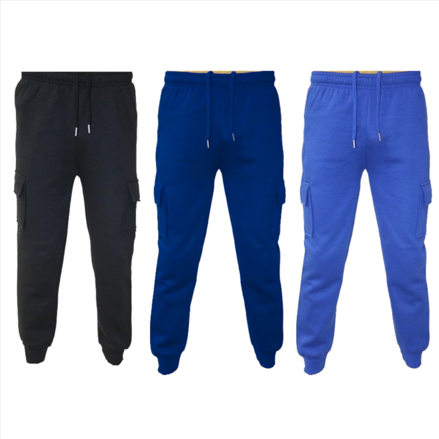 Boys Active Cargo Trousers Pants with Elastic Waist Ideal For Outdoor Activities